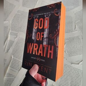 God of Wrath Book by Rina Kent First Edition Oop Sprayed Edge Booktok